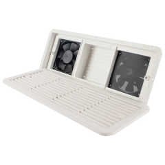 Su geçirmez, Buzdolabı Soğutma Fanı 12 V - Beyaz