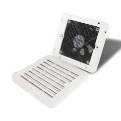 Sessiz, Havalandırma Fanı 12 V - Beyaz