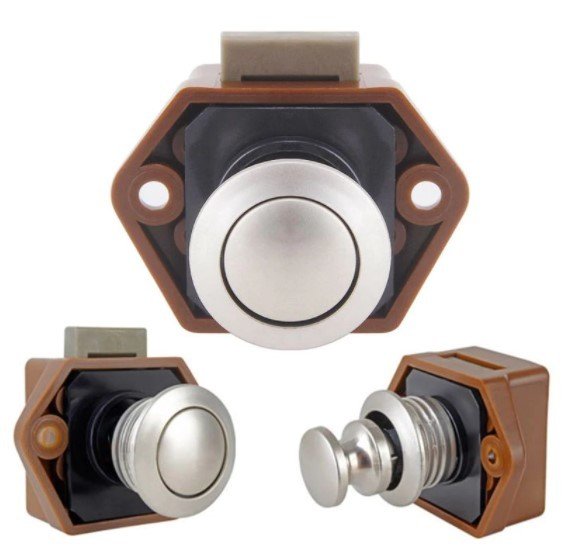 20 mm delik çaplı Bas/Çek kilitli kulp