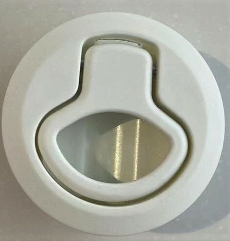 Tuvalet Kapı Kilidi-Çift Yönlü /Plastik - Beyaz