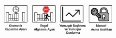 Uno Tecnica Kayar Kapı Açma Motoru 220V 2000Kg